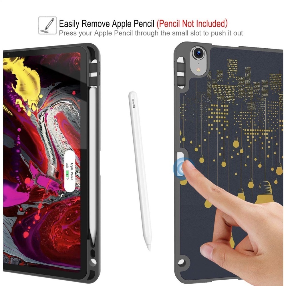 Soke iPad Pro 11 Inch 2018 Case with Pencil Holder - Picture 2 of 6